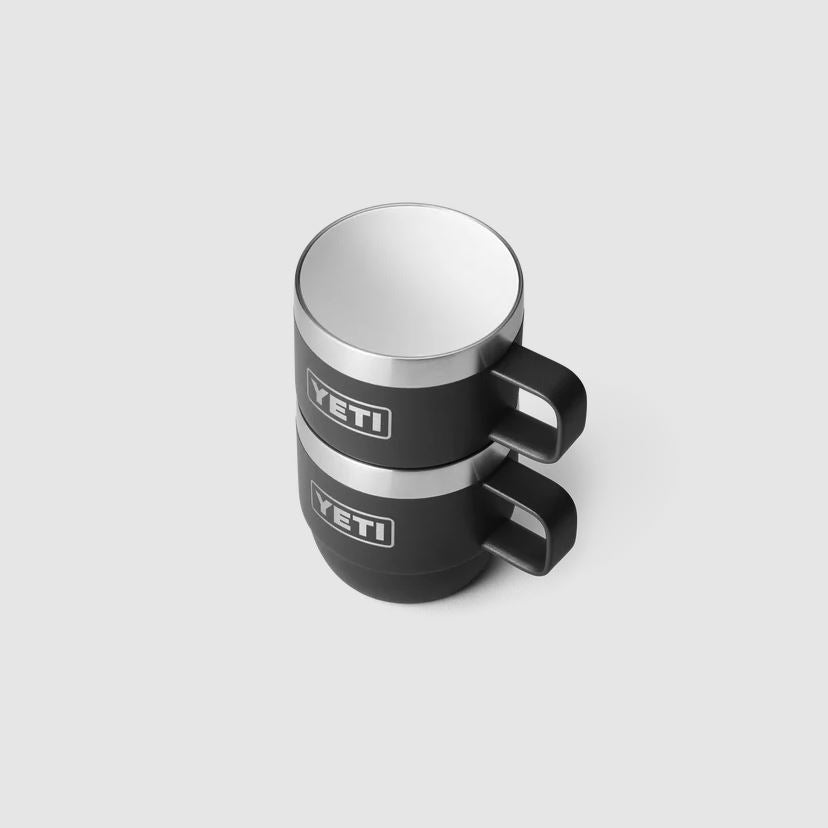 YETI RAMBLER® 6 OZ (177 ML) STAPELBARE MOKKEN BLACK