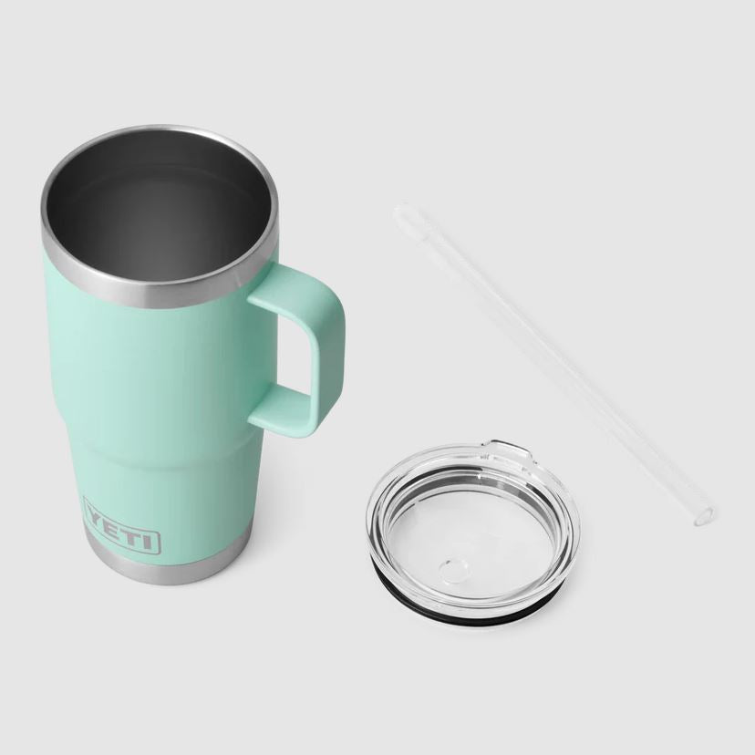 YETI RAMBLER® MOK VAN 25 OZ (710 ML) MET RIETJESDEKSEL Sea Foam