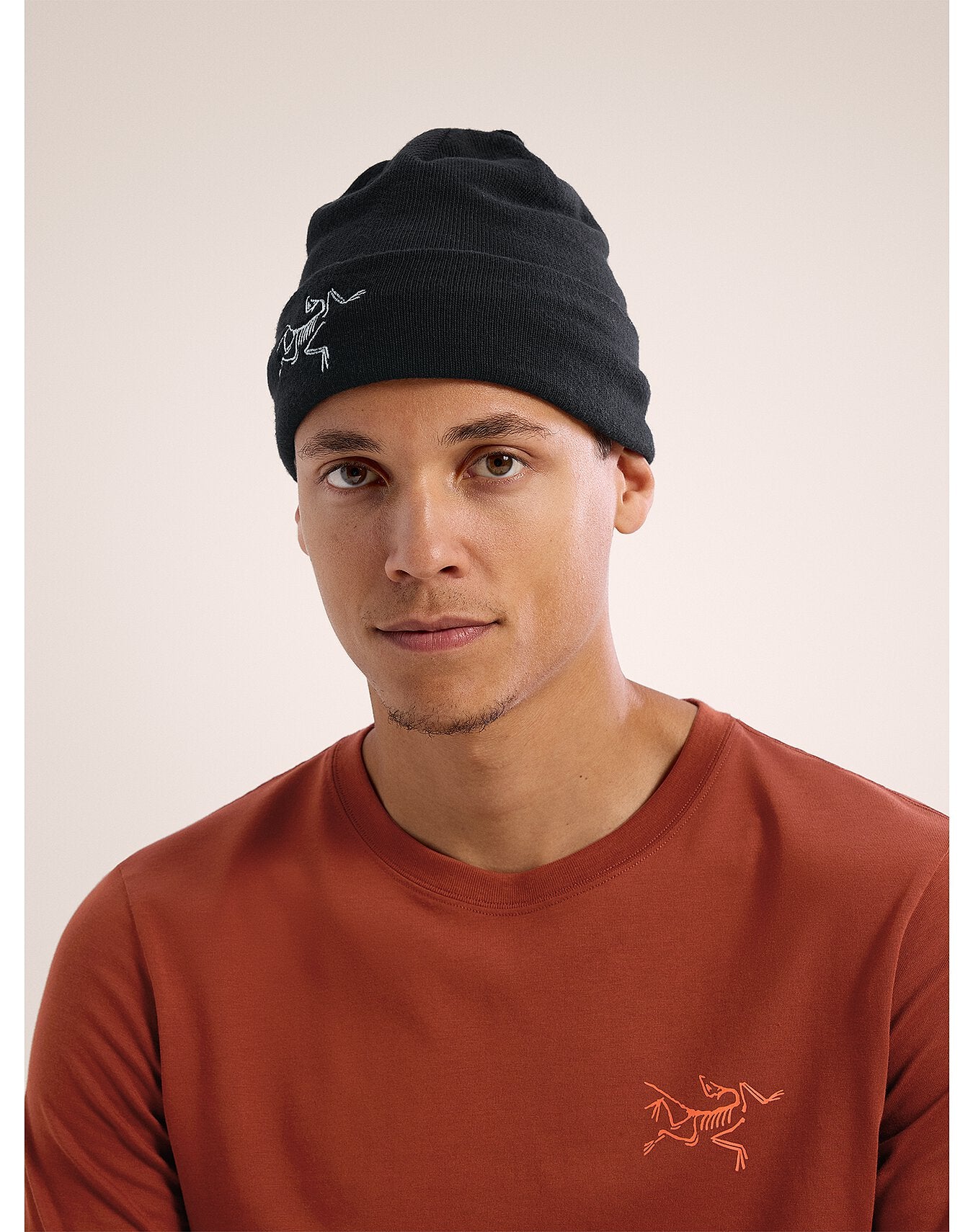 ARC'TERYX EMBROIDERED BIRD TOQUE Black Sapphire