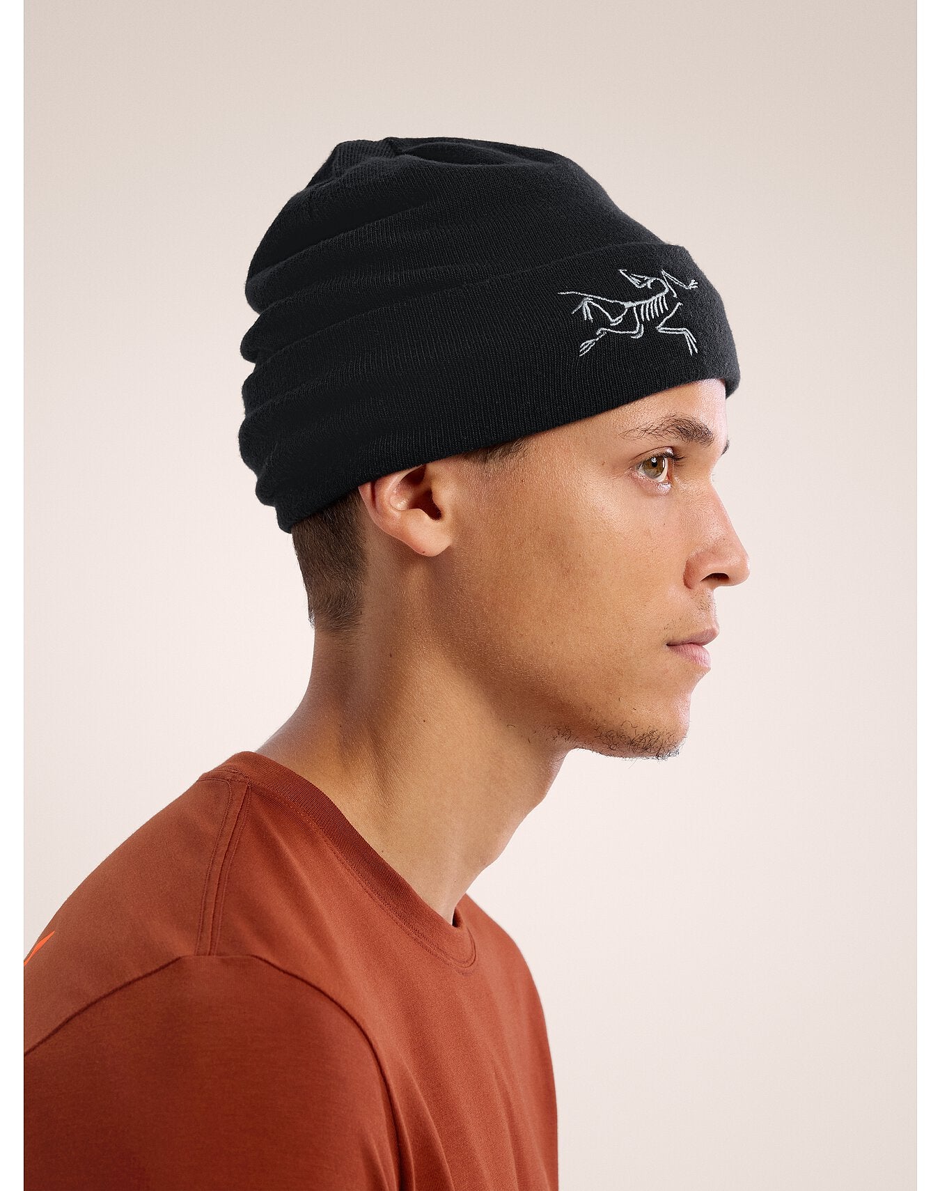 ARC'TERYX EMBROIDERED BIRD TOQUE Black Sapphire