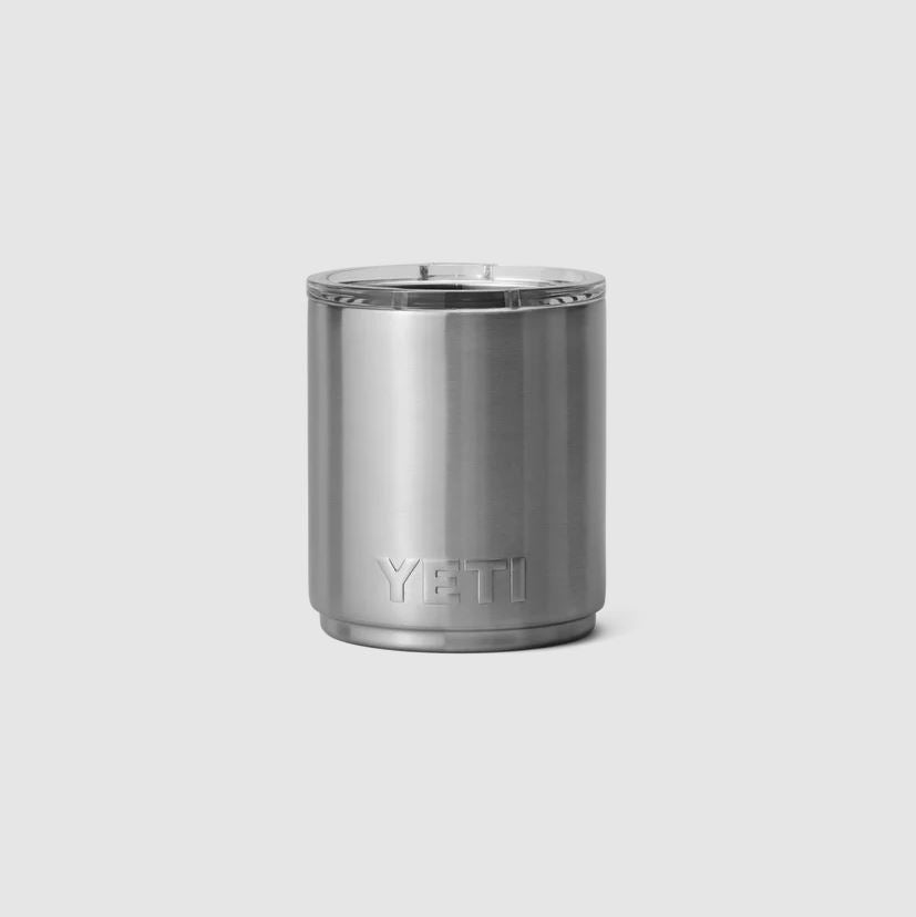YETI RAMBLER® 10 OZ (296 ML) STAPELBARE LOWBALL MET MAGSLIDER™-DEKSEL  RVS