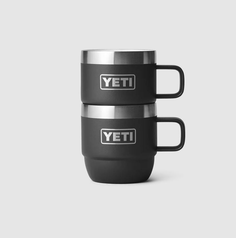 YETI RAMBLER® 6 OZ (177 ML) STAPELBARE MOKKEN BLACK