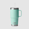 YETI RAMBLER® MOK VAN 25 OZ (710 ML) MET RIETJESDEKSEL Sea Foam