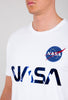 Afbeelding laden in galerijviewer, NASA Wit T-Shirt , Reflective Blue