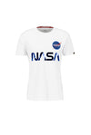 NASA Wit T-Shirt , Reflective Blue